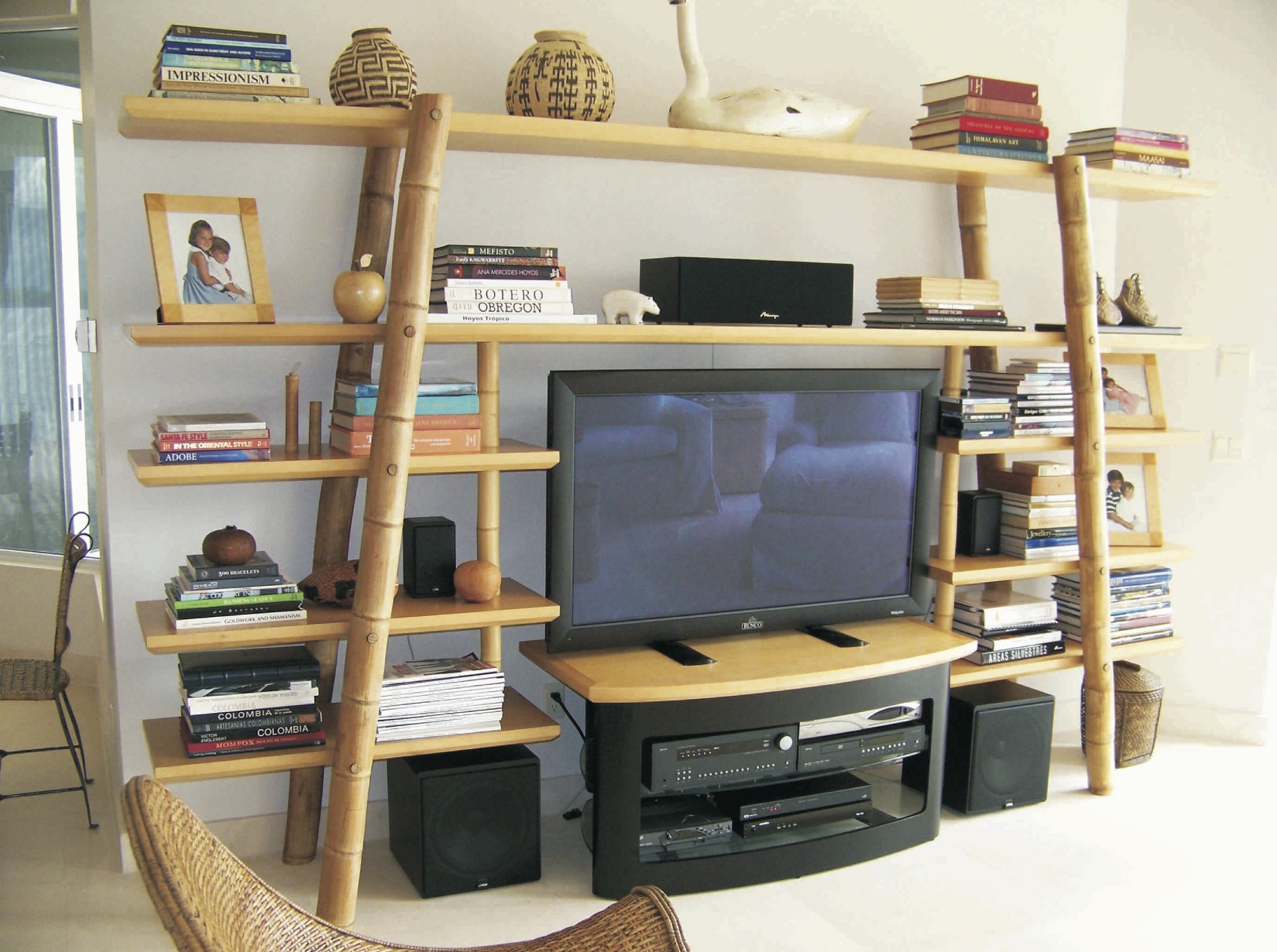 Bamboo TV and display unit - Sailfish Point